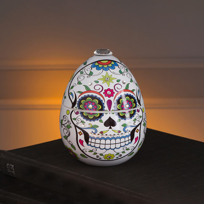 Velas Aromaticas Skull Huevo Blanco